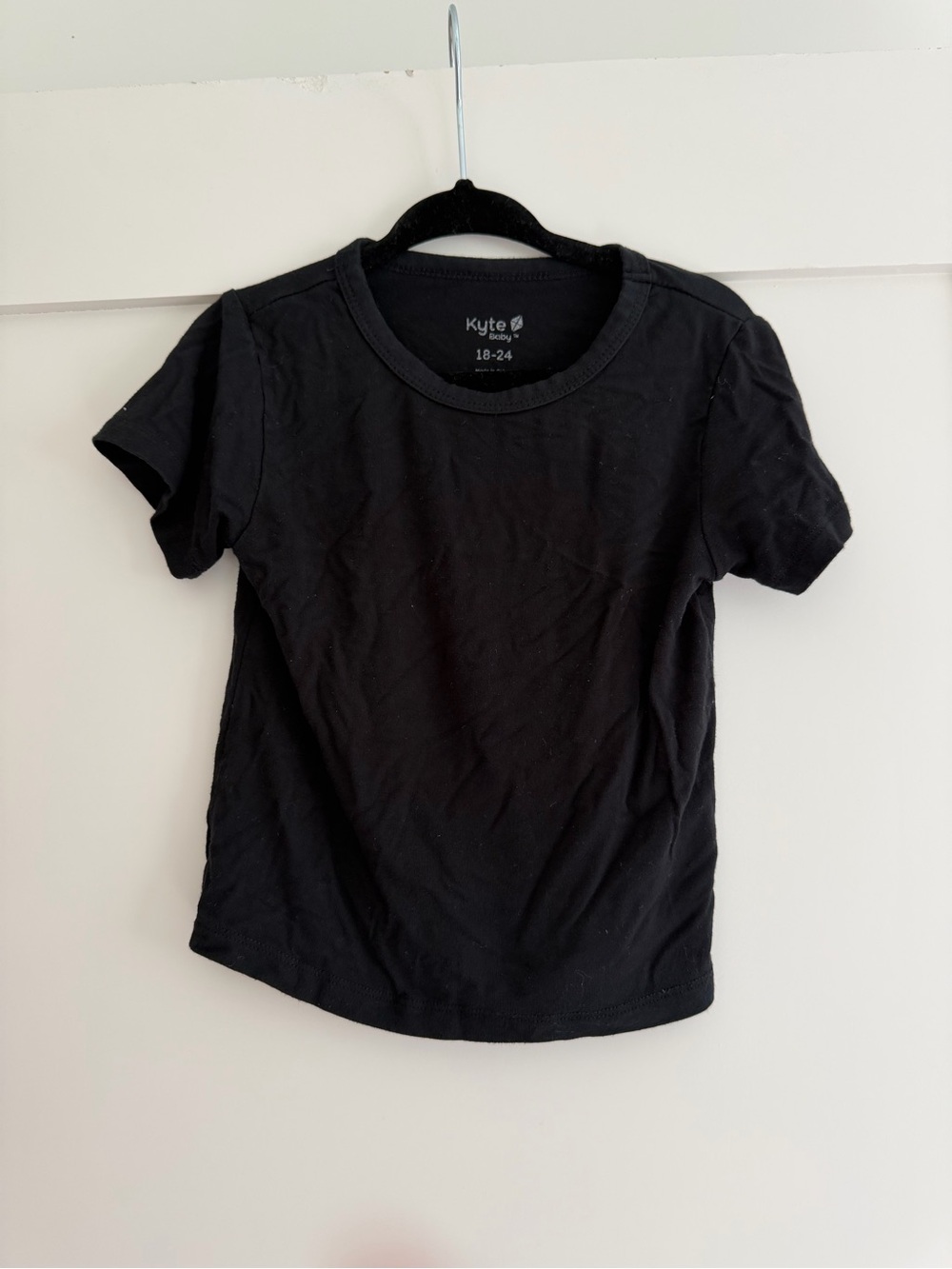 Kyte Baby Black Short-Sleeve Toddler Tee